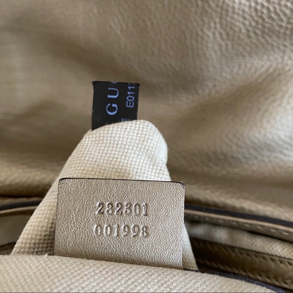 Gucci Metallic Leather Bella Medium Shoulder Bag - Picture 7 of 15